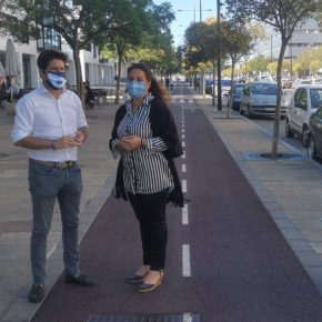 Ciudadanos reclama al Ayuntamiento de Huelva un plan de mejora y mantenimiento permanente del carril bici